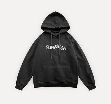 BUTTERFLY - Oversized Black Hoodie