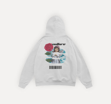 CULTURE - Oversized White Hoodie