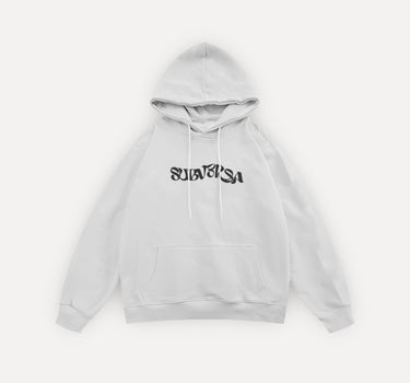 CULTURE - Oversized White Hoodie