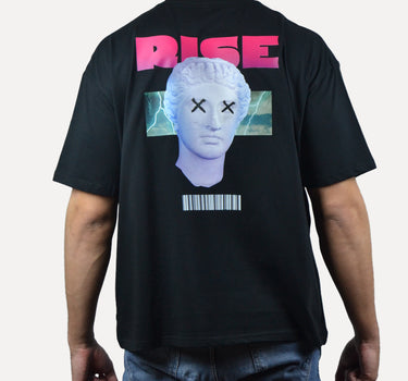 RISE - Oversized Black T-shirt