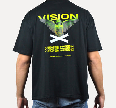 VISION - Oversized Black T-shirt