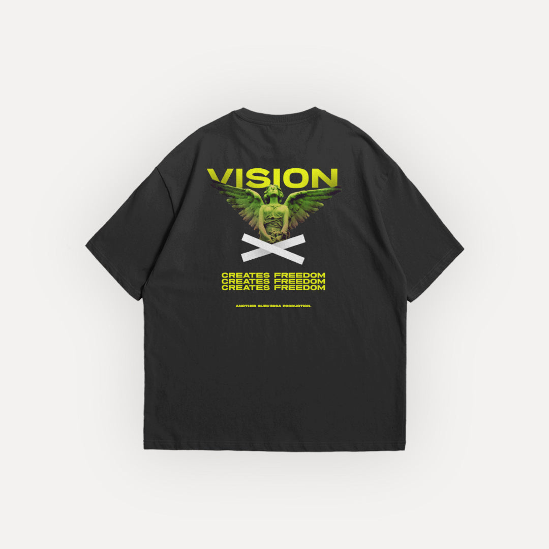 VISION - Oversized Black T-shirt