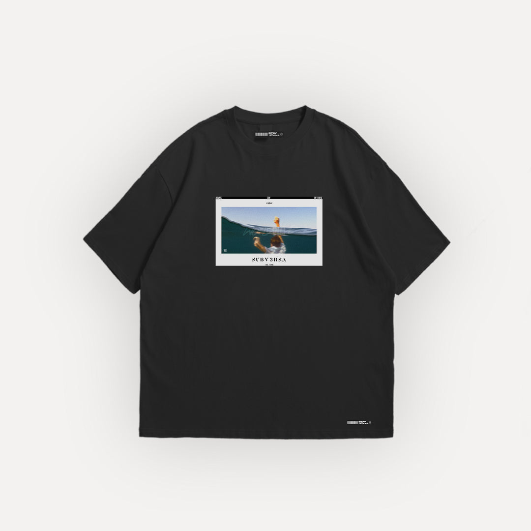 DROWNED [EXCL. 2401] - Oversized Black T-shirt