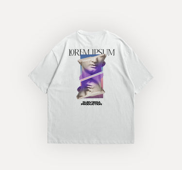 LOREM IPSUM - Oversized White T-shirt